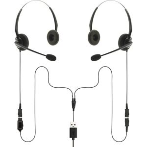 Pro-Ject Telecom USB-A - Binaural Splitter Headset Training Bundle - 2 Users Pro-Ject Telecom USB-A - Binaural Splitter Headset Training Bundle - 2 Users