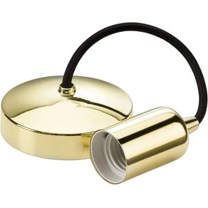 Knightsbridge Model 6'' E27 Pendant Light Set - Contemporary Brass Knightsbridge Model 6'' E27 Pendant Light Set - Contemporary Brass