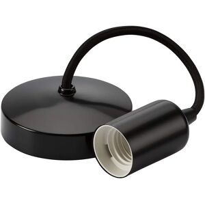 Knightsbridge 6 E27 Modern Pendant Light Set - Matt Black Knightsbridge 6 E27 Modern Pendant Light Set - Matt Black