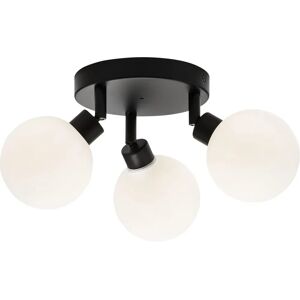 Knightsbridge G9 Triplex Spotlight - Round Frosted Glass - Black Matt - 25W Knightsbridge G9 Triplex Spotlight - Round Frosted Glass - Black Matt - 25W