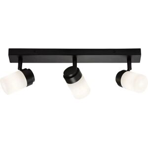 Knightsbridge G9 Triple Bar Spotlight - Frosted Glass - Black - 25W Knightsbridge G9 Triple Bar Spotlight - Frosted Glass - Black - 25W