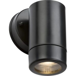 Knightsbridge Eamon - Wall Light - IP54 GU10 - Polycarbonate - Black - 230V Knightsbridge Eamon - Wall Light - IP54 GU10 - Polycarbonate - Black - 230V