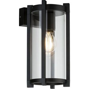 Knightsbridge Black E27 Cylinder Outdoor Wall Light - Outdoor Wall Light Knightsbridge Black E27 Cylinder Outdoor Wall Light - Outdoor Wall Light
