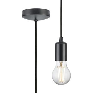 Knightsbridge E27 1.8m Pendant Light Set - Contemporary Knightsbridge E27 1.8m Pendant Light Set - Contemporary