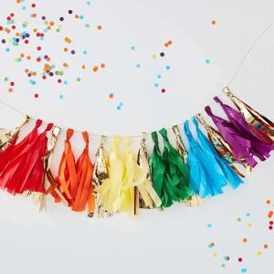Ginger Ray Multi-Coloured & Gold Tassel Garland Party Hanging Decoration - Party Decoration Ginger Ray Multi-Coloured & Gold Tassel Garland Party Hanging Decoration - Party Decoration