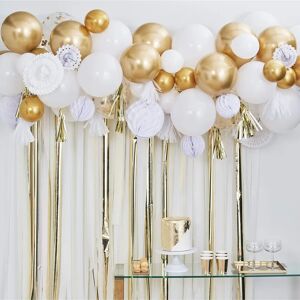 Ginger Ray Gold Streamer Balloon Garland Party Backdrop Kit - 80 Balloons Ginger Ray Gold Streamer Balloon Garland Party Backdrop Kit - 80 Balloons