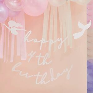 Ginger Ray Personalisierbare Meerjungfrau-Geburtstagsbanner - Party-Typ Ginger Ray Personalisierbare Meerjungfrau-Geburtstagsbanner - Party-Typ