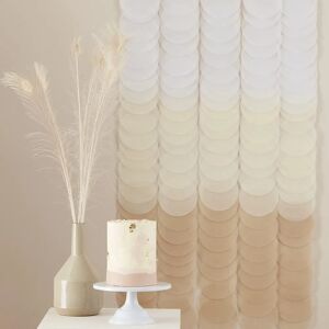 Ginger Ray Hello Baby Brown Ombre Tissue Paper Backdrop - 18 Strands Ginger Ray Hello Baby Brown Ombre Tissue Paper Backdrop - 18 Strands