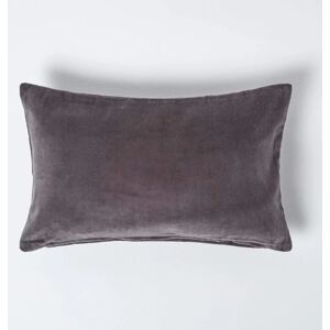Homescapes Cotton Velvet Cushion Cover - 30x50cm - Cushion Cover Homescapes Cotton Velvet Cushion Cover - 30x50cm - Cushion Cover
