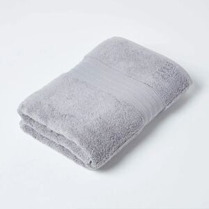 Homescapes Grey Zero Twist Supima Cotton Bath Towel Homescapes Grey Zero Twist Supima Cotton Bath Towel