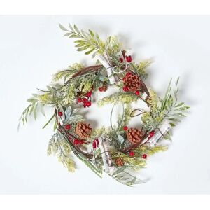 Homescapes Artificial Berries Pinecones Wreath - Christmas Decor Homescapes Artificial Berries Pinecones Wreath - Christmas Decor