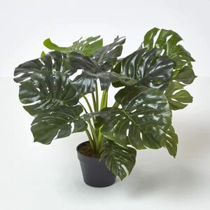 Homescapes Artificial Monstera Plant - Green, 60cm - Indoor Decor Homescapes Artificial Monstera Plant - Green, 60cm - Indoor Decor
