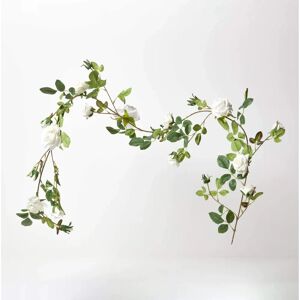 Homescapes Cream Artificial Rose Flower Garland - Artificial Flower Garland Homescapes Cream Artificial Rose Flower Garland - Artificial Flower Garland