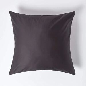 Homescapes Dark Grey Egyptian Cotton Pillowcase - 1000 TC Square 60x60 cm Homescapes Dark Grey Egyptian Cotton Pillowcase - 1000 TC Square 60x60 cm