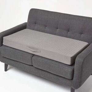 Homescapes Charcoal Grey Orthopaedic Foam 2 Seater Booster Cushion - Booster Cushion Homescapes Charcoal Grey Orthopaedic Foam 2 Seater Booster Cushion - Booster Cushion