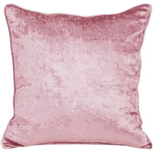 Homescapes Pink Luxury Crushed Velvet Cushion Cover - Cushion Cover Homescapes Pink Luxury Crushed Velvet Cushion Cover - Cushion Cover