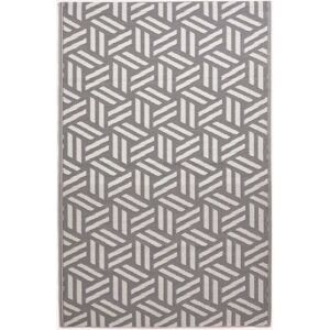 Homescapes Waterproof Grey Outdoor Garden Rug Geometric 120 x 180 cm - Outdoor Rug Homescapes Waterproof Grey Outdoor Garden Rug Geometric 120 x 180 cm - Outdoor Rug
