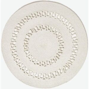 Homescapes Crochet Braided Round Rug - Home Decor Homescapes Crochet Braided Round Rug - Home Decor