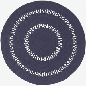 Homescapes Navy Round Rug - Rug Homescapes Navy Round Rug - Rug