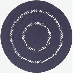 Homescapes Navy Round Rug - Rug Homescapes Navy Round Rug - Rug