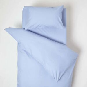 Homescapes Cotton Cot Bed Duvet Cover Set - Blue - Bed Linen Homescapes Cotton Cot Bed Duvet Cover Set - Blue - Bed Linen