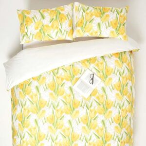 Homescapes Yellow Tulips Super King Duvet Cover Set Homescapes Yellow Tulips Super King Duvet Cover Set