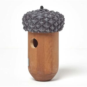 Homescapes Acorn Bird Box - Bird House, Brown, Responsible Wood Homescapes Acorn Bird Box - Bird House, Brown, Responsible Wood