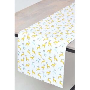 Homescapes Majestic Stag Grey Christmas Table Runner - Table Runner Homescapes Majestic Stag Grey Christmas Table Runner - Table Runner