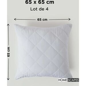 Homescapes Cotton Rich Quilted Pillow Protectors - Pillow Type Homescapes Cotton Rich Quilted Pillow Protectors - Pillow Type