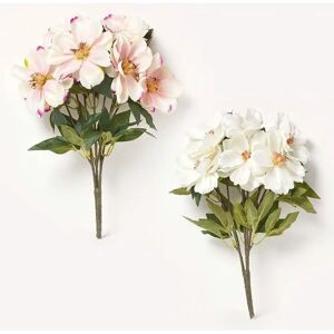 Homescapes Pink and Cream Magnolia Bouquet - Artificial Flowers Homescapes Pink and Cream Magnolia Bouquet - Artificial Flowers