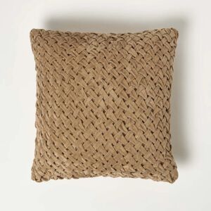 Homescapes Sofia Braided Velvet Cushion - Cushion Homescapes Sofia Braided Velvet Cushion - Cushion