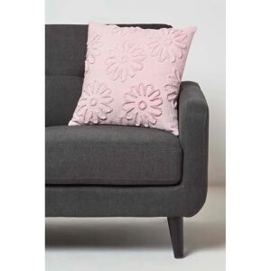 Homescapes Lilac Floral Daisy Cotton Cushion - Cushion Homescapes Lilac Floral Daisy Cotton Cushion - Cushion