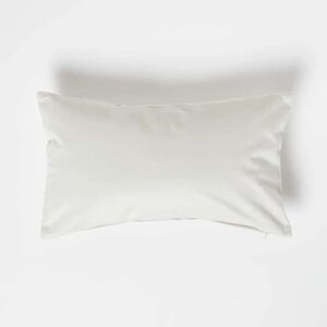 Homescapes Cream Velvet Cushion 30 x 50 cm - Cushion Homescapes Cream Velvet Cushion 30 x 50 cm - Cushion