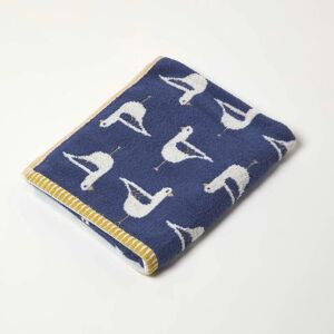 Homescapes Navy Seagull Pattern Towel - Towel Homescapes Navy Seagull Pattern Towel - Towel