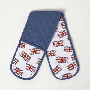 Homescapes Union Jack Cotton Double Oven Glove - UK Kitchen Accessory Homescapes Union Jack Cotton Double Oven Glove - UK Kitchen Accessory