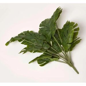 Homescapes Green Monstera Leaf Single Stem - Artificial Monstera Leaf Homescapes Green Monstera Leaf Single Stem - Artificial Monstera Leaf