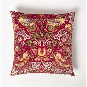 Homescapes William Morris Strawberry Thief Velvet Cushion - Cushion Homescapes William Morris Strawberry Thief Velvet Cushion - Cushion