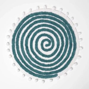HOMESCAPES Spiral Baumwoll-Badvorlage - Badvorlage HOMESCAPES Spiral Baumwoll-Badvorlage - Badvorlage