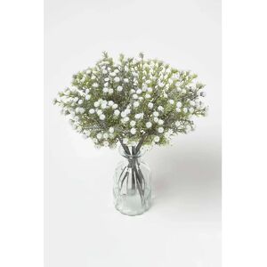 HOMESCAPES White Baby's Breath Artificial Flower Bouquet - Artificial Flower HOMESCAPES White Baby's Breath Artificial Flower Bouquet - Artificial Flower