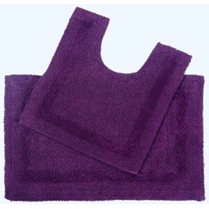 Homescapes Ensemble de tapis de bain en coton de luxe deux pièces - Bath Mat Set - Publicité Homescapes Ensemble de tapis de bain en coton de luxe deux pièces - Bath Mat Set - Publicité