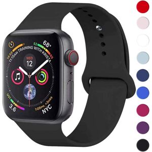 TECHGEAR - Apple Watch - Black - 44/42mm - Watch Band TECHGEAR - Apple Watch - Black - 44/42mm - Watch Band