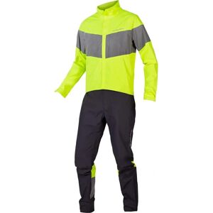Endura Urban Luminite Waterproof One Piece - HiViz Yellow - Jackets Endura Urban Luminite Waterproof One Piece - HiViz Yellow - Jackets