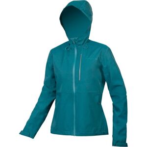 Endura Women's Hummvee Waterproof Hooded MTB Jacket - S Deep Teal Endura Women's Hummvee Waterproof Hooded MTB Jacket - S Deep Teal