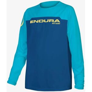Endura Kid's MT500Jr Blueberry Long Sleeve Cycling Jersey Endura Kid's MT500Jr Blueberry Long Sleeve Cycling Jersey