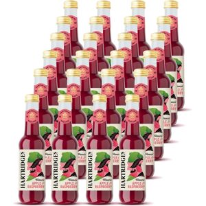 Hartridges Apple & Raspberry Juice - 24 Pack 275ml Glass Bottles Hartridges Apple & Raspberry Juice - 24 Pack 275ml Glass Bottles