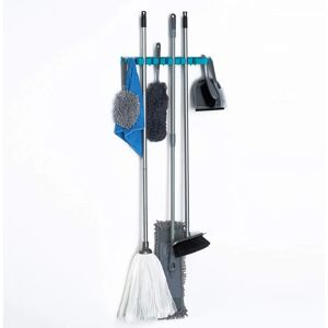 LIVIVO Heavy Duty Wall Mounted Mop and Broom Holder - Black LIVIVO Heavy Duty Wall Mounted Mop and Broom Holder - Black