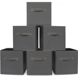 LIVIVO Model: Foldable Storage Cube Set - Grey - Storage Box LIVIVO Model: Foldable Storage Cube Set - Grey - Storage Box