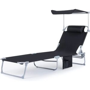 LIVIVO Sun Lounger - Reclining, Foldable, Adjustable Sunshade LIVIVO Sun Lounger - Reclining, Foldable, Adjustable Sunshade