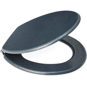 Canyon Heavy Duty 18" Glitter Grey Toilet Seat - Bathroom Accessory Canyon Heavy Duty 18" Glitter Grey Toilet Seat - Bathroom Accessory