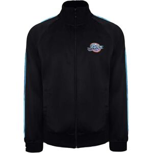 Mitchell & Ness San Antonio Spurs Black Long Sleeve Zip Up Men's Track Jacket - Track Jacket Mitchell & Ness San Antonio Spurs Black Long Sleeve Zip Up Men's Track Jacket - Track Jacket